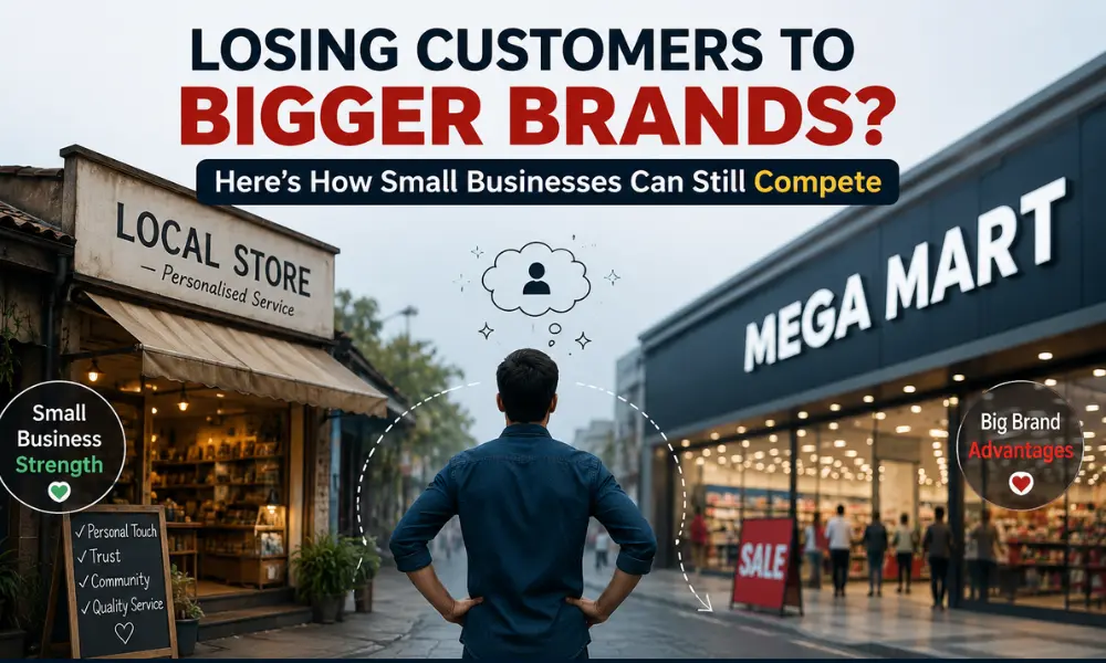 Losing Customers to Bigger Brands? Here's How Small Businesses Can Still Compete