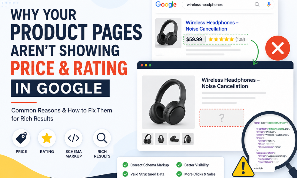 Why Your Product Pages Aren't Showing Price and Rating in Google 2 Why Your Product Pages Aren't Showing Price and Rating in Google