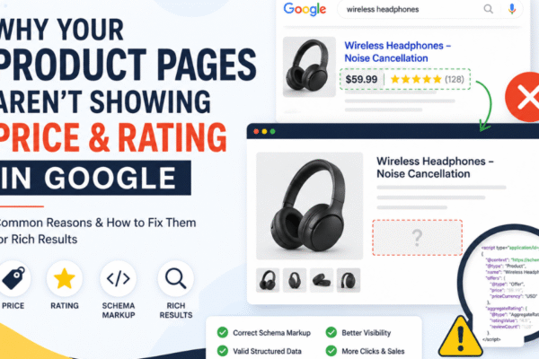 Why Your Product Pages Aren't Showing Price and Rating in Google